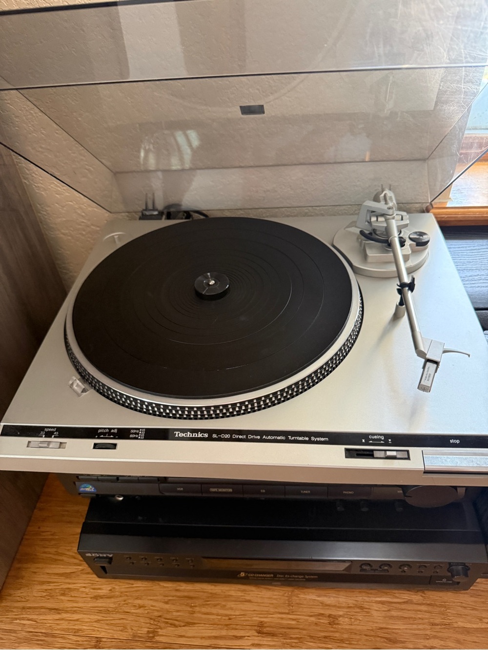 Technics and Sony Home Stereo System Stack Component Audio Bundle with Turntable - Picture 14 of 15